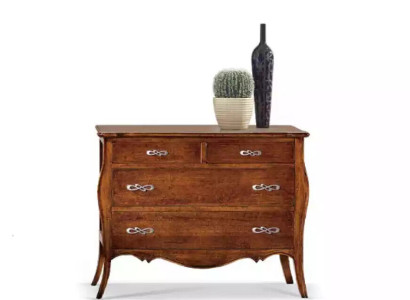 Italienische Möbel Design Kommode Schrank Braun Luxus Holz Möbel Neu