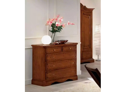 Kommode Luxus Konsole Klassische Schlafzimmer Holz Modern Design Braun