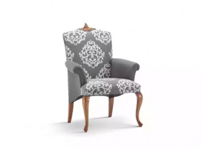 Sessel Wohnzimmer Design Elegantes Möbel Grau Klassisch 1 Sitzer Luxus