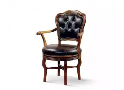 Büro Sessel Luxus Stuhl Bürostuhl Kunstleder Designer Sessel Holz Möbel