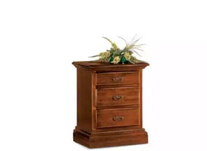 Nachttisch Design Tisch Möbel Holz Schlafzimmer Beistelltisch Braun Neu