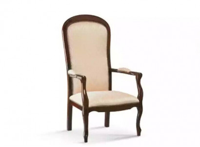 Wohnzimmer Sessel 1 Sitz Couch Polster Luxus Textil Design Holz Möbel