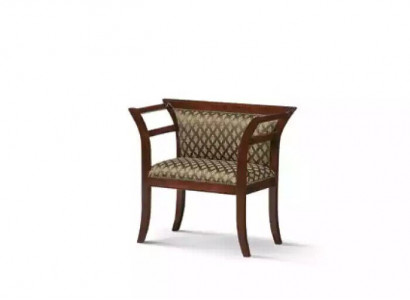 Esszimmer Holz Stühle Polster mit Armlehne Stuhl Braun Design Wohnzimmer