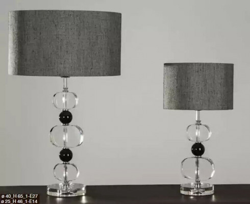 Stilvolle Tischlampe Graue Lampe Moderne Beleuchtung Tischlampe neu