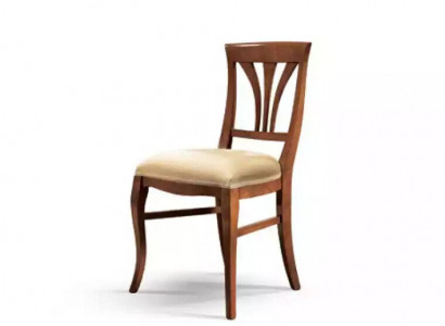 Stuhl ohne Armlehne Esszimmerstuhl Holz Esszimmer Braun Design Klassisch