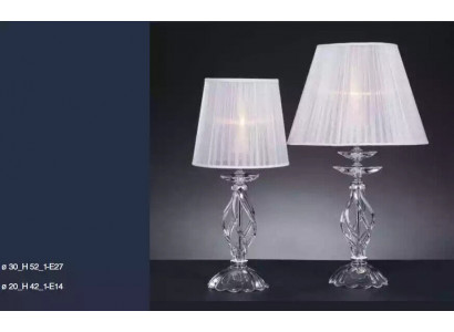 Designer Kristall Weiße Stehlampe Kronleuchter Antik Stil Tisch Lampe