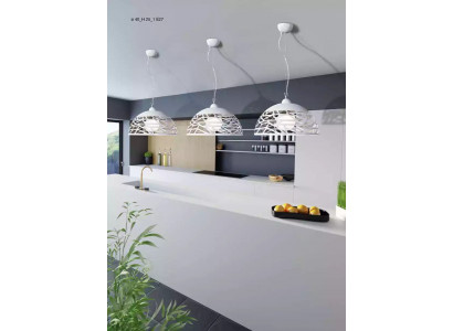 Weiße Kronleuchter Decken Hängelüster Beleuchtung Lampe Esszimmer