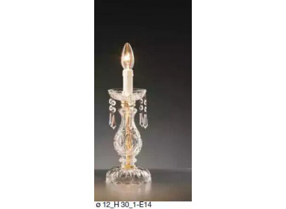 Stilvolle Tischlampe Antik Stil Einrichtung Luxus Kerzenlampe Kristall