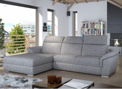 Couch Wohnlandschaft Eck Garnitur Design Modern Sofa L-Form Stoffsofas Textil