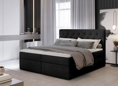 Bett Polster Design Luxus Hotel Betten Ehe 180x200cm Schlaf Zimmer Stoff
