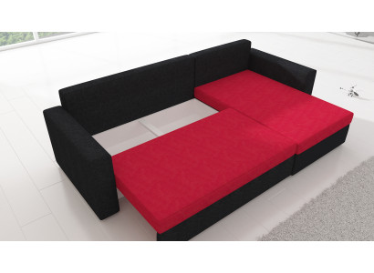 Klassische Ecksofa Schlafsofa Couch Polster Eckgarnitur Ecksofa Bettfunktion