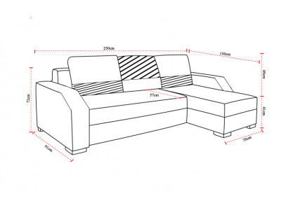 Schlafsofa Sofa Polster Wohnzimmer Ecksofa Funktions Couch Textl Sitz