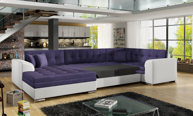 Gäste Zimmer Wohnzimmer Polster Schlafsofa Bettfunktion Sofa Couchen
