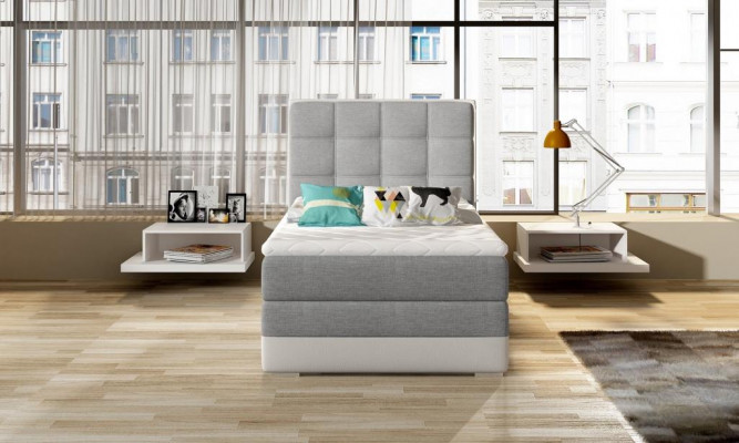 Bett Polster Design Luxus Hotel Betten 90x200cm Schlaf Zimmer Boxspring Single