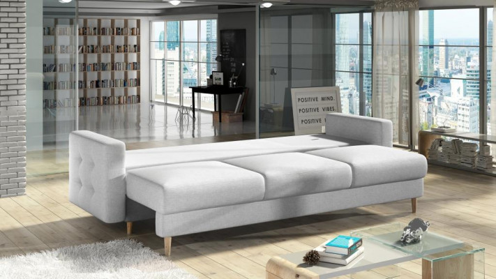 Sofa Dreisitzer Klassische Couch Polster 3 Sitzer 100% Textil Couchen Stoff Neu
