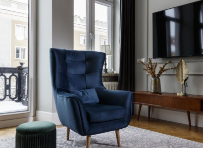 Sessel Club Lounge Designer Lehn Stuhl Polster Sofa 1 Sitzer Fernseh Neu Textil