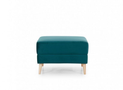 Fußhocker Sitzhocker Sitzpouf Wohnzimmer Designer Hocker Leder Textil