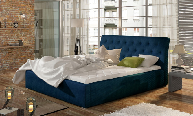 Polsterbett Betten Bett Hotel Polster Designer Doppel Deko Luxus Design