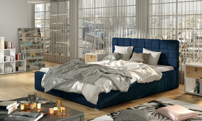 Designer Bett Schlafzimmer Betten Textil Hotel Luxus Polster 200x200cm