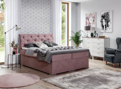 Bettkasten Chesterfield Bett Polsterbett Doppelbett Big XXL Designer Bett Neu