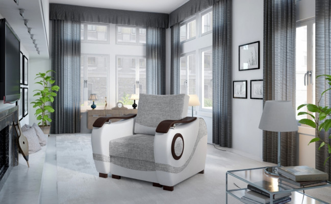 Designer Moderner Polster Fernseh Sessel Sofa Couch 1 Sitzer Designer Couchen