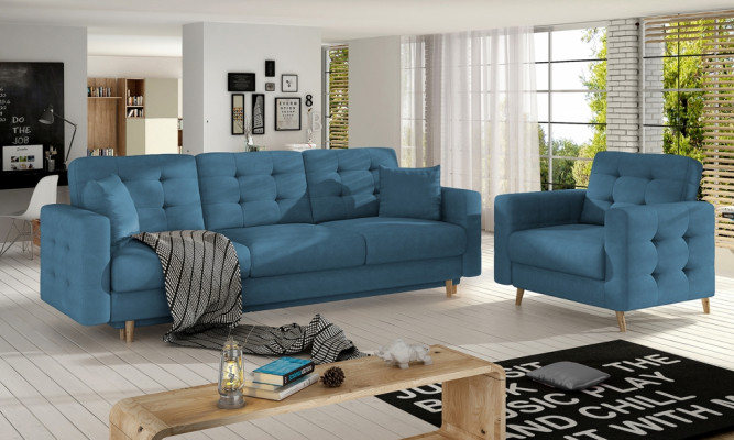 Chesterfield Couch Polster 3+1 Sitzer Polstermöbel Sofagarnitur Couchen Sofas