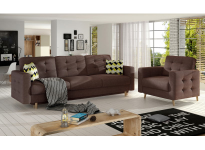 Chesterfield Couch Polster 3+1 Sitzer Polstermöbel Sofagarnitur Couchen Sofas