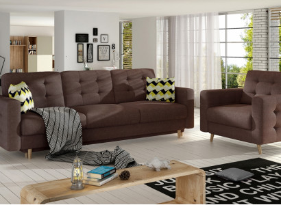 Chesterfield Couch Polster 3+1 Sitzer Polstermöbel Sofagarnitur Couchen Sofas