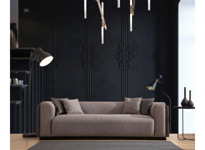 Wohnzimmer Sofa 4 Sitzer Design Polster Couch Modern Luxus Neu Braun