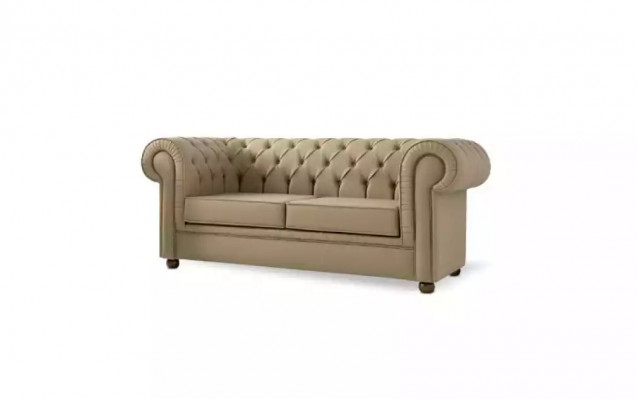 Chesterfield Zweisitzer Büromöbel Luxus Arbeitszimmermöbel Polstersofa