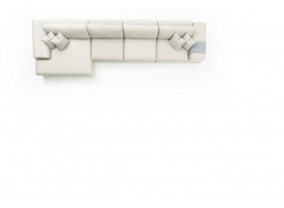 Ecksofa Wohnzimmer Möbel Modern Sofa L-Form Luxus Couch Neu Grau