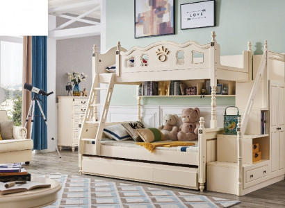 Etagenbett Bett Doppelstock Hochbett Kinder Betten Holz Klassische Möbel Zimmer