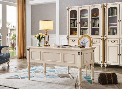 Schreibtisch Sessel Aktenschrank Office Set Klassisch Büro Einrichtung Neu 3 tlg