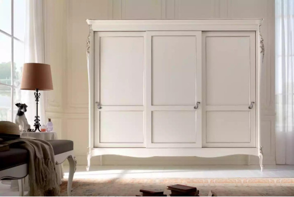 Kleiderschrank Holz Schlafzimmer Modern Luxus Schränke Weiß Schrank