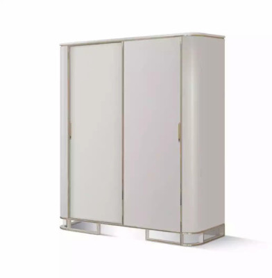 Kleiderschrank Schrank Luxus Holz Schränke Design Möbel Schlafzimmer Weiß