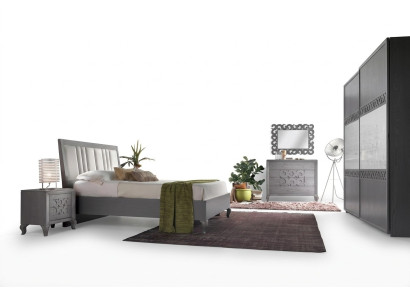 Bett 2x Nachttische Kommode Luxus 6tlg Schlafzimmer Set Hotel Design