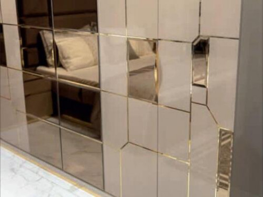 Kleiderschrank Spiegel Luxus Schrank Schlafzimmer Schränke Möbel