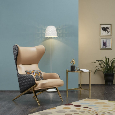 Wohnzimmer Einsitzer Sofa Couch Lounge Club Hotel Luxus Moderner