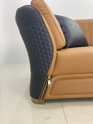 Sessel Design Couch Sofa Relax Lounge Leder Fernseh Luxus Club Polster