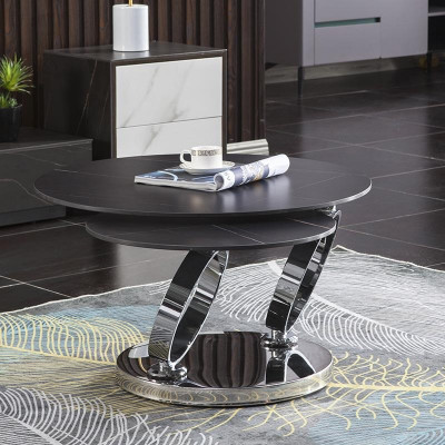 Couchtisch Luxus Design Couch Tisch Kaffee Beistell Tische Rund Sofa Wohnzimmer