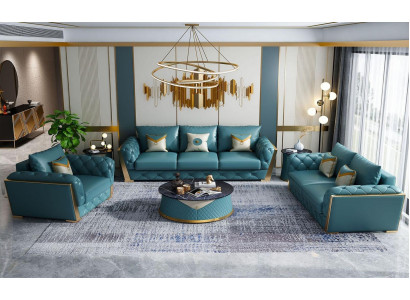 Dreisitzer Design Sofa 3 Sitzer Couchen Couch Polster Garnitur Sofas 