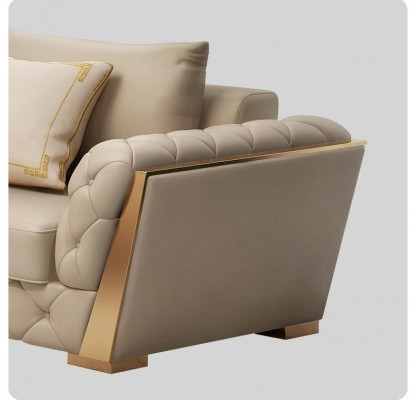 Modernes Sofa 3 Sitzer Wohnlandschaft Designer Couchen Sitzpolster Neu