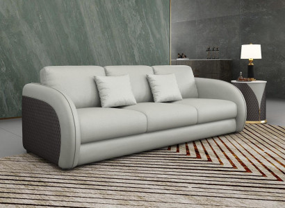 Dreisitzer Italienische Möbel Stil Sofa 3 Sitzer Modernes Sofa Ledersofa