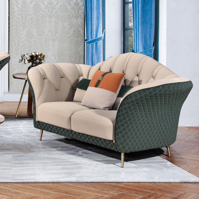 Dreisitzer Italienische Stil Möbel Sofa 3 Sitzer Modernes Sofa Ledersofa Couch
