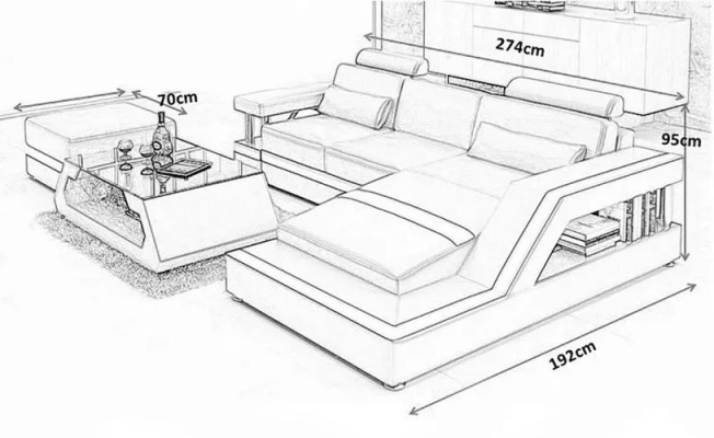 Wohnlandschaft Designer Sofa Ecksofa L Form Modernes Sofa Eckgarnitur