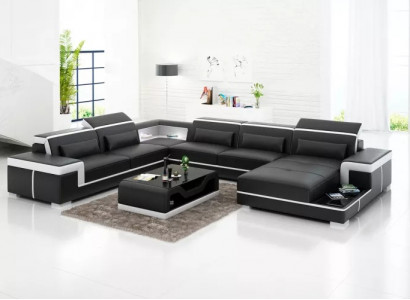 Ecksofa Design Moderne Wohnzimmer Möbel Eckcouch Lederpolster Couch