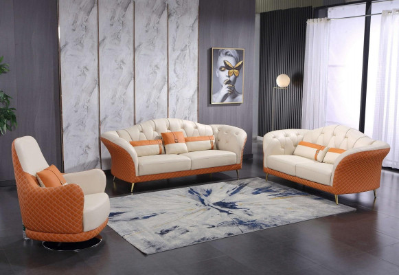 Exklusive Polster Designer Möbel 32 Sitzer Couch Garnitur 2tlg. Wohnlandschaft