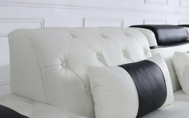Ecksofa Sofa U Form Couch Polster Designer Leder Big Ledersofa Wohnlandschaft