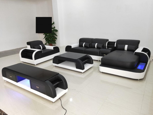 Ecksofa Couch Sofa Couchen Sidebaord Design Wohnlandschaften Sofagarnituren Neu