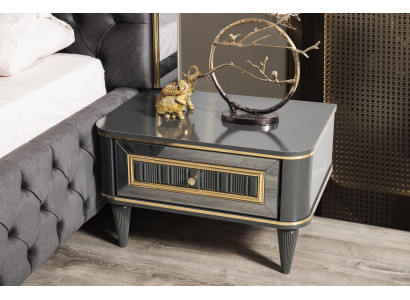 Nachttisch Konsolen Beistelltische Tisch Luxus Hotel Schlafzimmer Möbel Holz Neu
